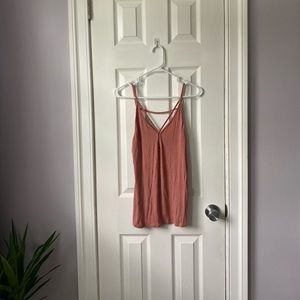 Express Strappy Pink Tank Top Size M